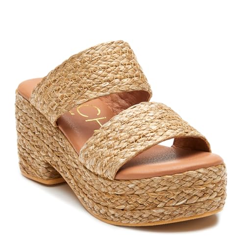 Coconuts by Matisse Damen Ocean Ave Platform Schiebe-Sandalen, Cognac, 38.5 EU von Coconuts by Matisse