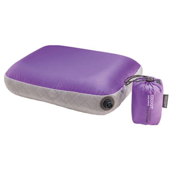 Cocoon - Air Core Pillow Ultralight - Kissen Gr 28 x 38 cm lila/grau von Cocoon