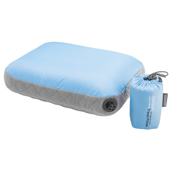 Cocoon - Air Core Ultralight Pillow - Kissen Gr 28 x 38 cm;35 x 45 cm;40 x 55 cm blau/grau von Cocoon