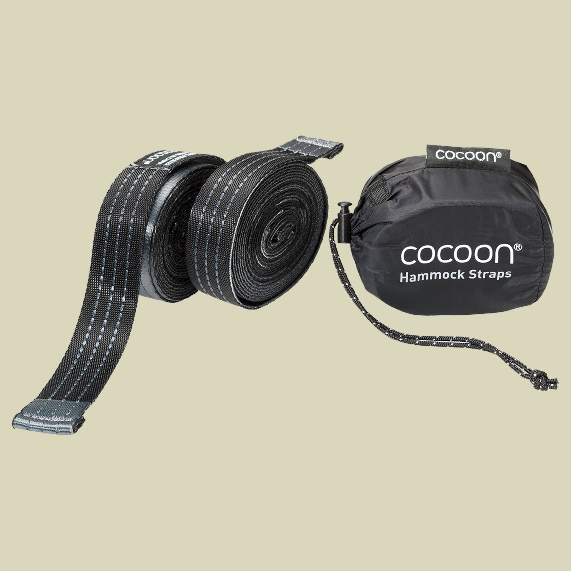 Hammock Tree Straps Farbe: black/grey von Cocoon