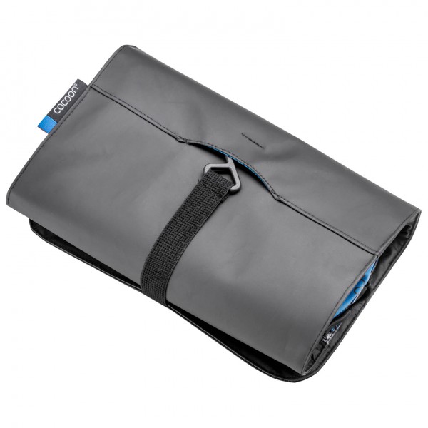 Cocoon - Hanging Toiletry Kit Minimalist - Kulturbeutel Gr 24 x 17 x 1 cm grau/blau von Cocoon