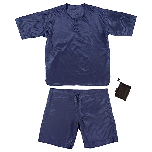 Traveler's Tree Herren ADV. Nightwear Shirts und Shorts, Blau, M von Cocoon