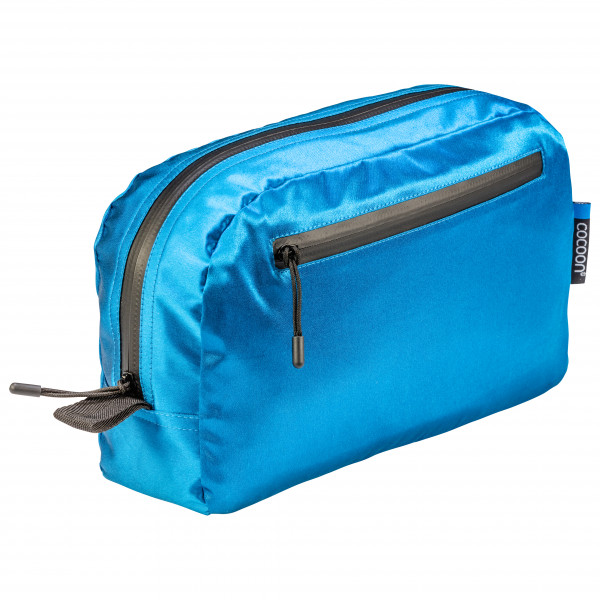Cocoon - Silk Toiletry Bag - Kulturbeutel Gr 24 x 14 x 7 cm blau von Cocoon