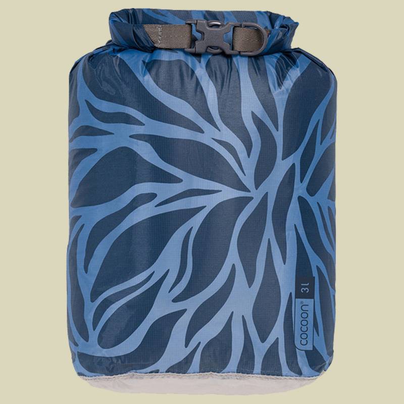 Drybag Hyperlight 3L blau - blue leaves von Cocoon