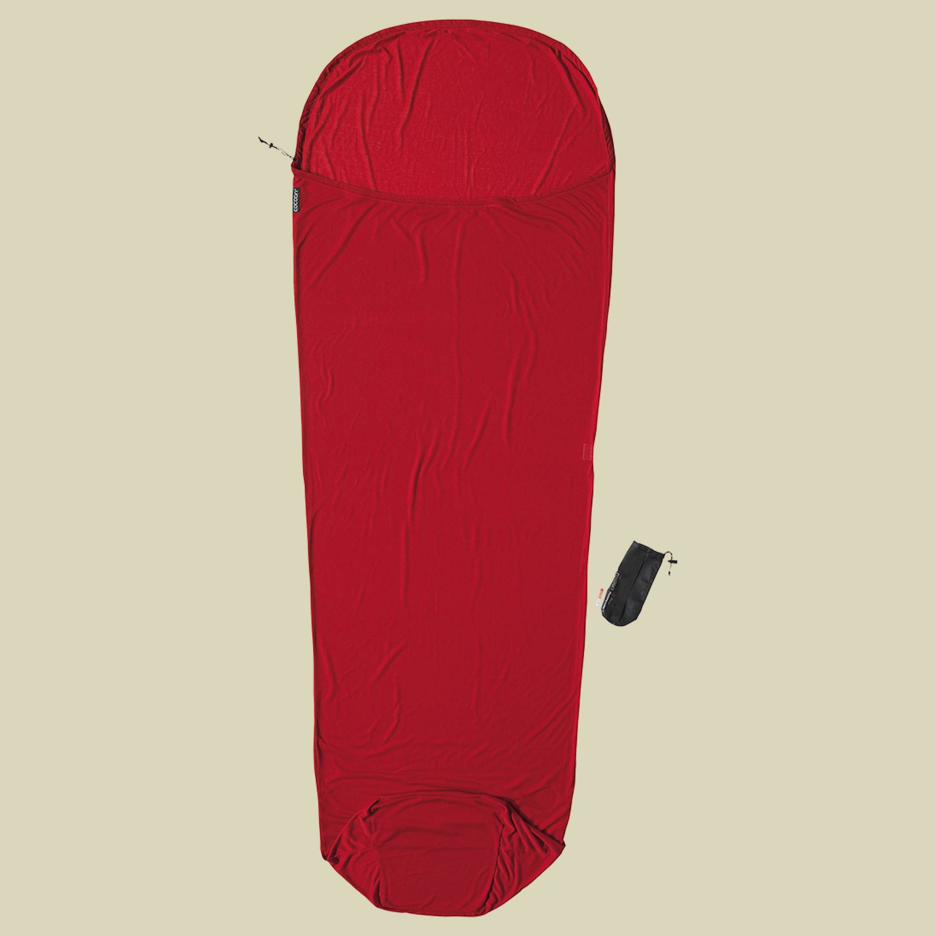 MummyLiner Thermolite Radiator 220 x 80/60 cm Farbe lava von Cocoon