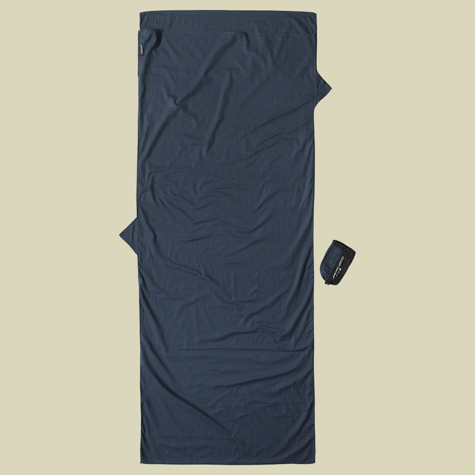 TravelSheet Egyptian Cotton Größe 220 x 90 cm Farbe tuareg von Cocoon