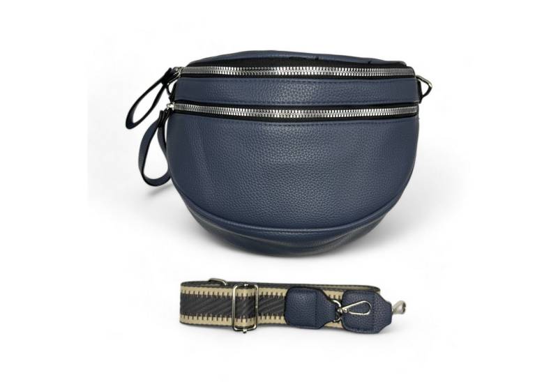 Cocopop Studio Gürteltasche Umhängetasche, Tasche mit doppeltem Reißverschluss von Cocopop Studio