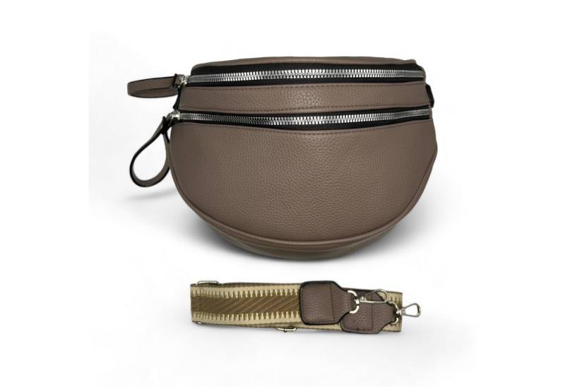 Cocopop Studio Gürteltasche Umhängetasche, Tasche mit doppeltem Reißverschluss von Cocopop Studio