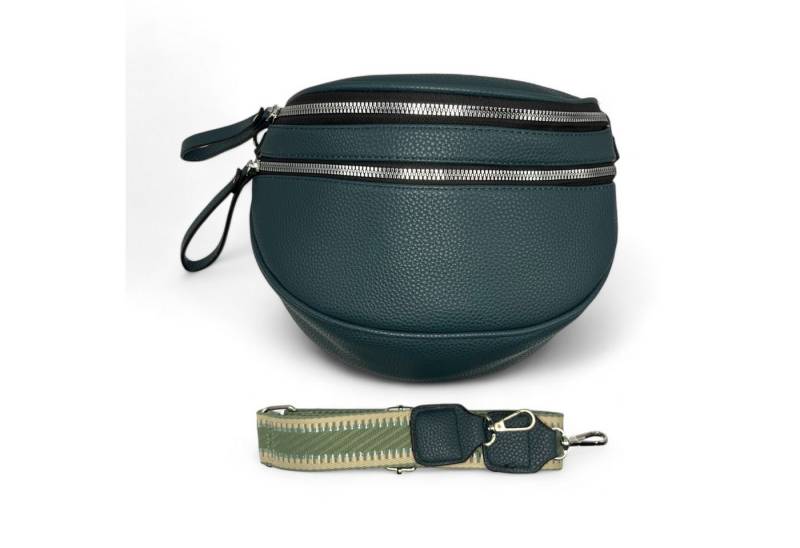 Cocopop Studio Gürteltasche Umhängetasche, Tasche mit doppeltem Reißverschluss von Cocopop Studio