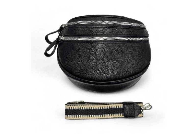 Cocopop Studio Gürteltasche Umhängetasche, Tasche mit doppeltem Reißverschluss von Cocopop Studio