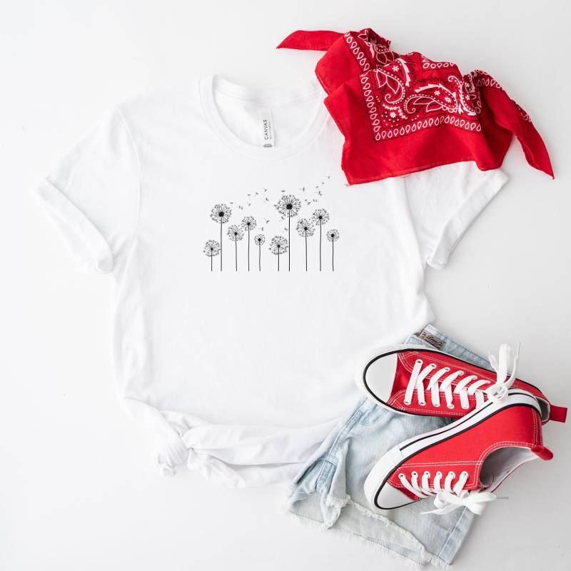 T-Shirt, Sommer, Sommer Geschenk, Geschenkidee, Frauen Pusteblumen, Gute Laune Damen Sommer, Sonne, Outfit von CocosLieblinge