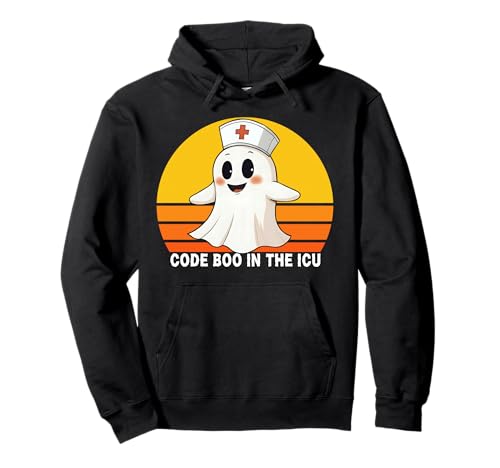Code Boo In The ICU Nurse Halloween-T-Shirt für Damen Pullover Hoodie von Code Boo For You