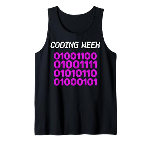 Herren Nationale Coding Week Tank Top von Code Culture Studio