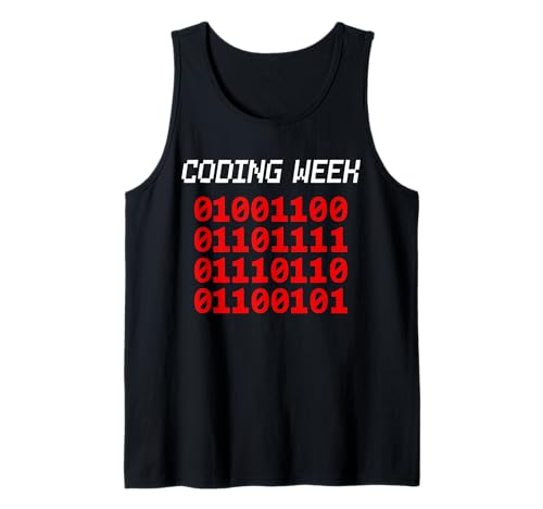 Herren Nationale Coding Week Tank Top von Code Culture Studio