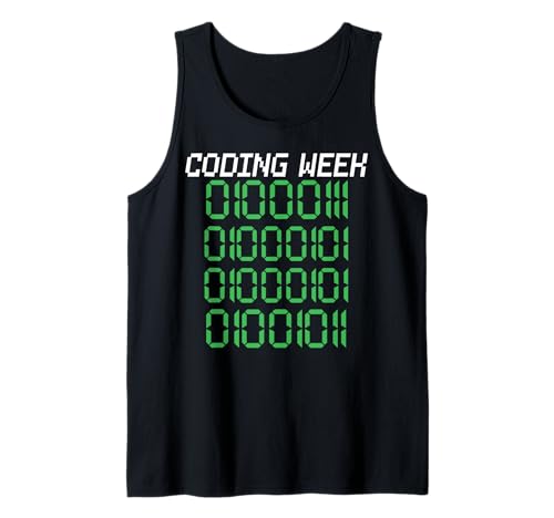 Herren Nationale Coding Week Tank Top von Code Culture Studio