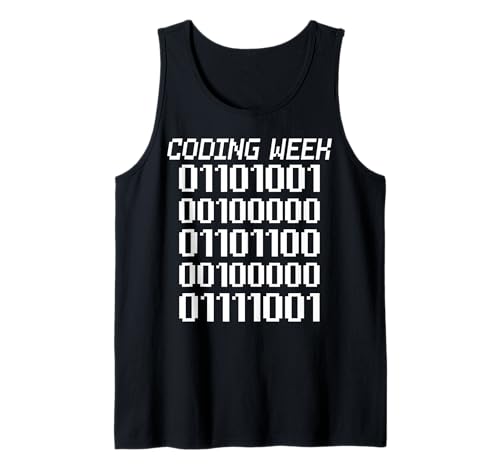 Herren Nationale Coding Week Tank Top Herren Nationale Coding Week Tank Top von Code Culture Studio
