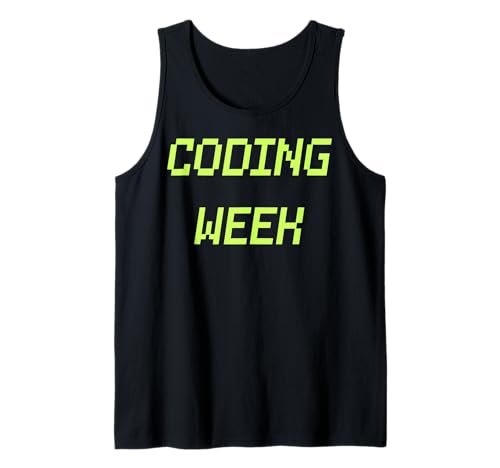 Herren Nationale Coding Week Tank Top von Code Culture Studio