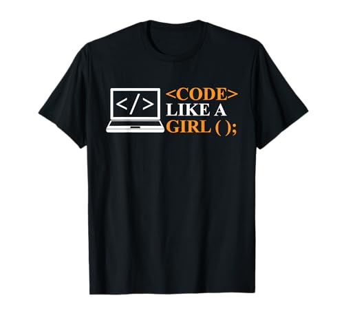 Code Like A Girl Programmiercoder-Programmierer T-Shirt Code Like A Girl Programmiercoder-Programmierer T-Shirt von Code Like A Girl Programmer Clothing