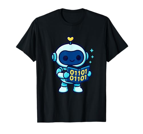 Bildschirmfreier Programmierroboter, der binäre STEM liest, 4 bis 8 Jahre, Kinder T-Shirt Bildschirmfreier Programmierroboter, der binäre STEM liest, 4 bis 8 Jahre, Kinder T-Shirt von Code Mode Unplugged Binary Bot Club STEM Ages 4 8