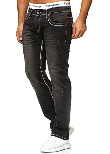 Code47 Herren Jeans Denim Slim Fit Used Design Modell 5173 33 von Code47