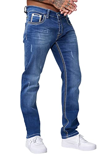 Code47 Herren Jeans Hose Slim Fit Männer Skinny Denim Designerjeans 5176C 31 von Code47