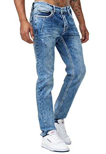 Code47 Herren Jeans J-3211 Light Blue 33 von Code47