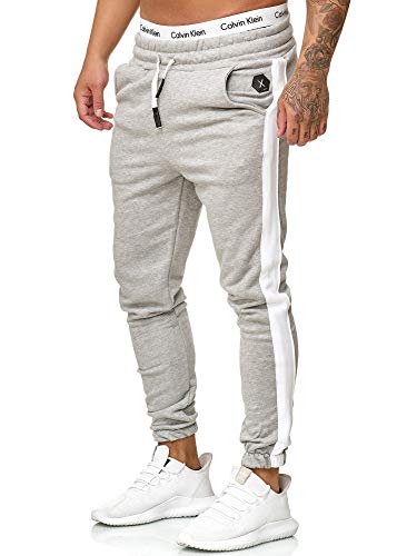 Code47 Herren Jogging Hose Jogger Streetwear Sporthose Modell 1211 Grau XXL von Code47