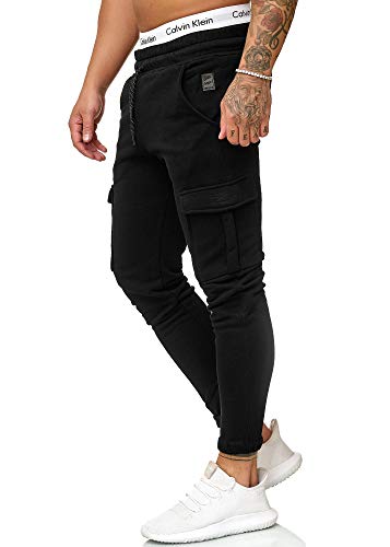 Code47 Herren Jogging Hose Jogger Streetwear Sporthose Modell 1213 Schwarz S von Code47