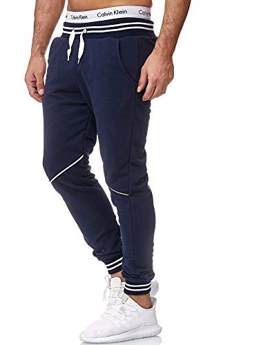 Code47 Herren Jogging Hose Jogger Streetwear Sporthose Modell 1316 Navy S von Code47