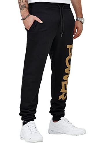 Code47 Herren Jogginghose JG-6000E Schwarz/Gold M von Code47