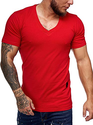 Code47 Herren T Shirt Poloshirt Polo Longsleeve Kurzarm Shirt Modell 8031 Rot S von Code47