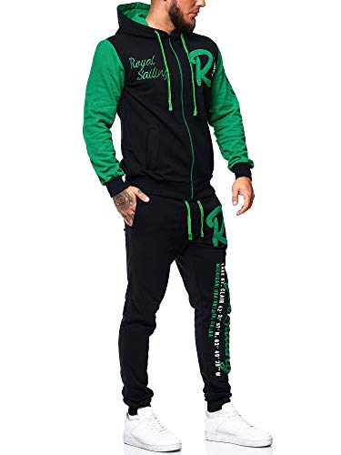 Code47 Jogginganzug 3677 Schwarz Grün XXXXL von Code47