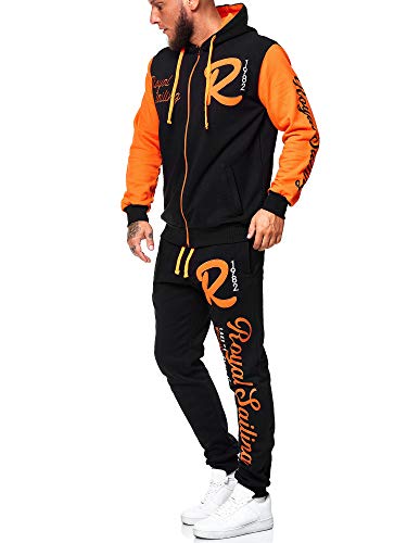 Code47 Jogginganzug 3677 Schwarz Orange XXXXL von Code47