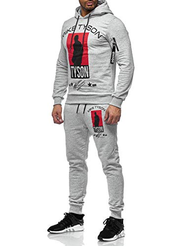 Herren Jogginganzug Sportanzug Modell 979 Grau M von Code47