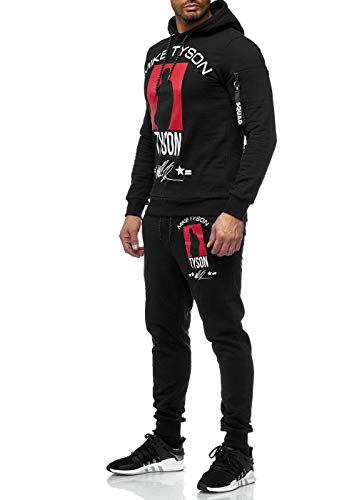 Herren Jogginganzug Sportanzug Modell 979 Schwarz S von Code47