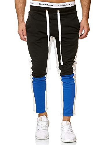 Herren Männer Jogger Modern Jogginghose Trainingshose Sporthose Fitness Hose Jogger Streetwear Freizeithose Sport Fitness Outfit Gym von Code47