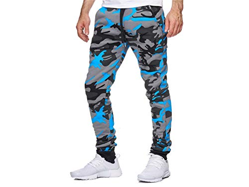 Herren Männer Jogger Modern Jogginghose Trainingshose Sporthose Fitness Hose Jogger Streetwear Freizeithose von Code47