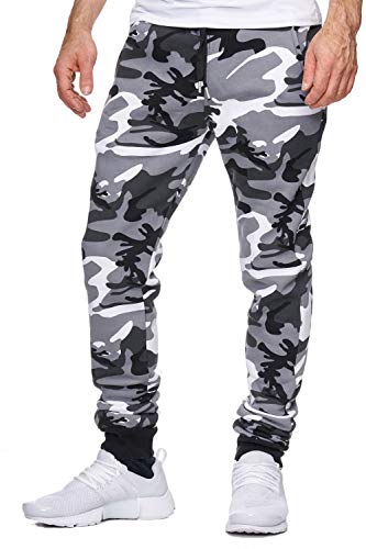 Herren Männer Jogger Modern Jogginghose Trainingshose Sporthose Fitness Hose Jogger Streetwear Freizeithose von Code47