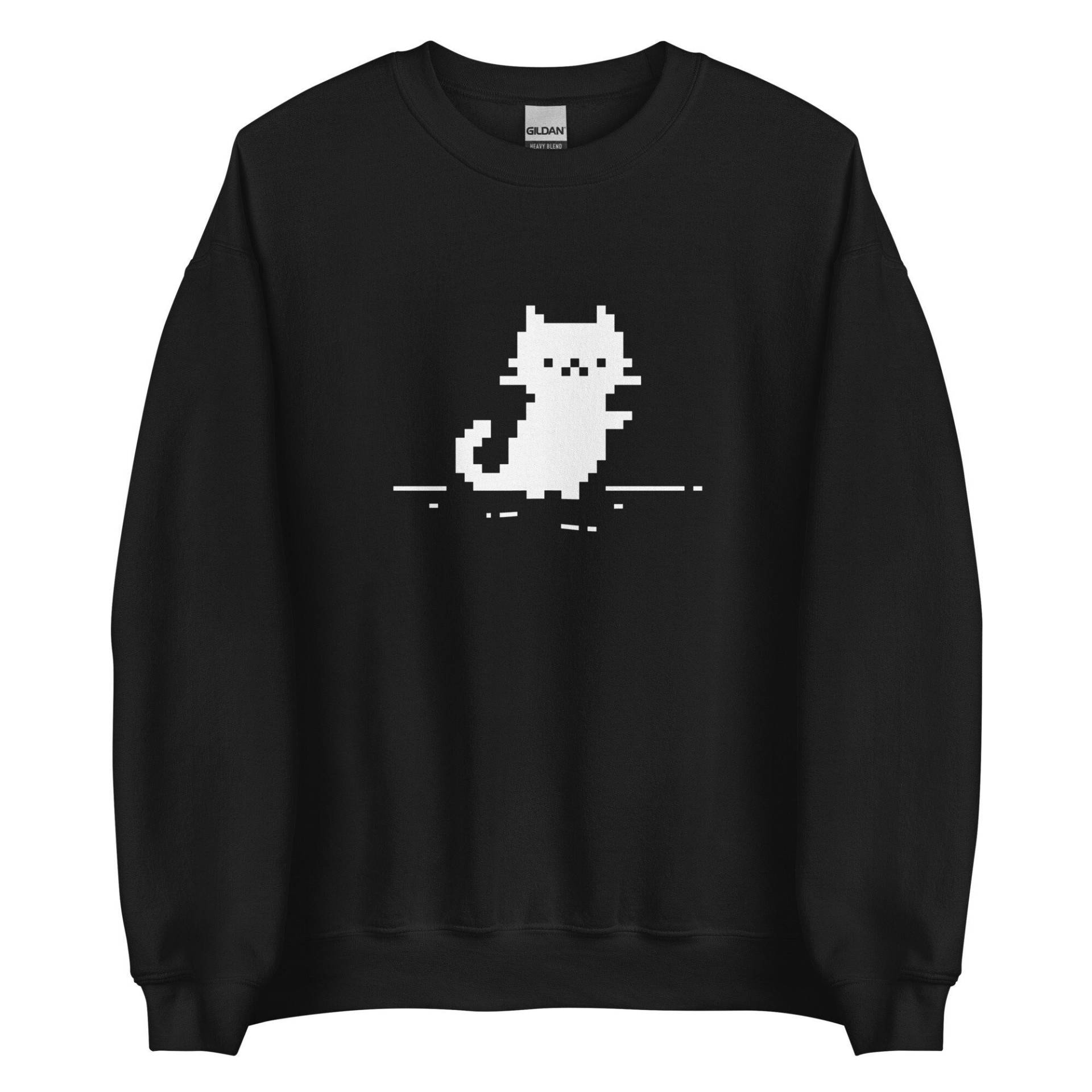 Süße Pixel Katze - Weiße Art Kitty -Offline Keine Internetverbindung Kätzchen Web Konnektivität Meme Nerd Gamer Geschenk Unisex Sweatshirt Süße Pixel Katze - Weiße Art Kitty -Offline Keine Internetverbindung Kätzchen Web Konnektivität Meme Nerd Gamer Geschenk Unisex Sweatshirt von CodeClothesDesign