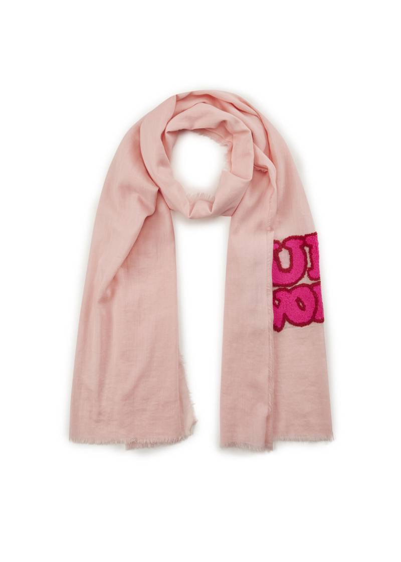 Angenehm leichter Schal aus Baumwolle mit Stickerei rosa - Gr. - one size von Codello Lifestyle Accessories GmbH