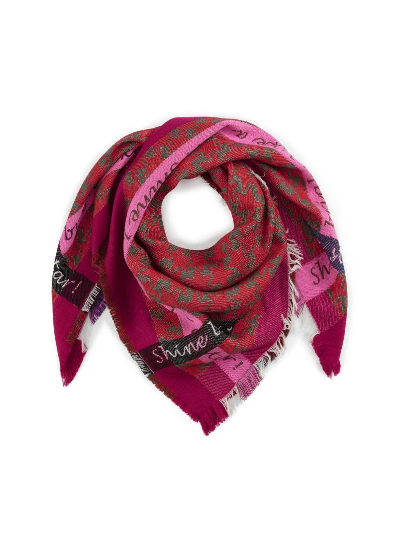 Beidseitig tragbares Tuch mit Stern-Muster rot - Gr. - one size von Codello Lifestyle Accessories GmbH