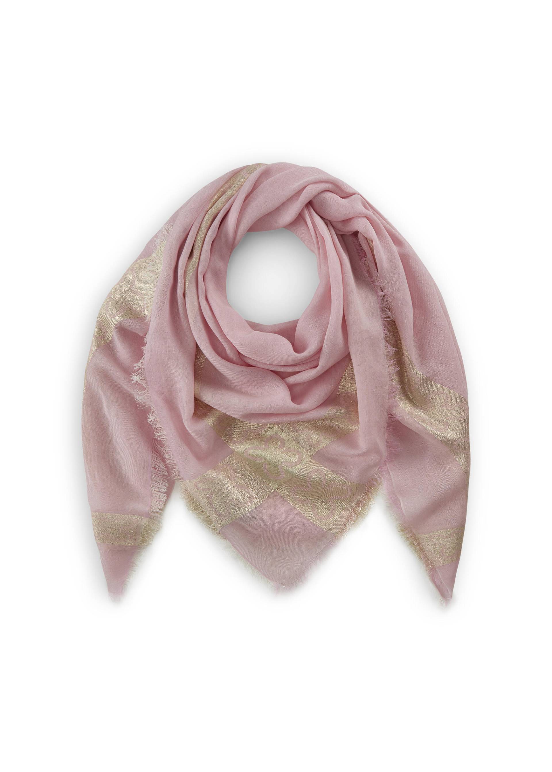 Lurex-Tuch aus Baumwolle pink - Gr. - one size von Codello Lifestyle Accessories GmbH
