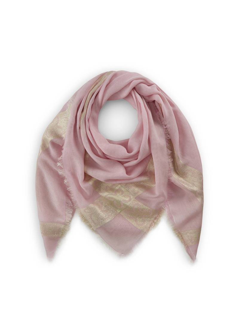Lurex-Tuch aus Baumwolle pink - Gr. - one size von Codello Lifestyle Accessories GmbH