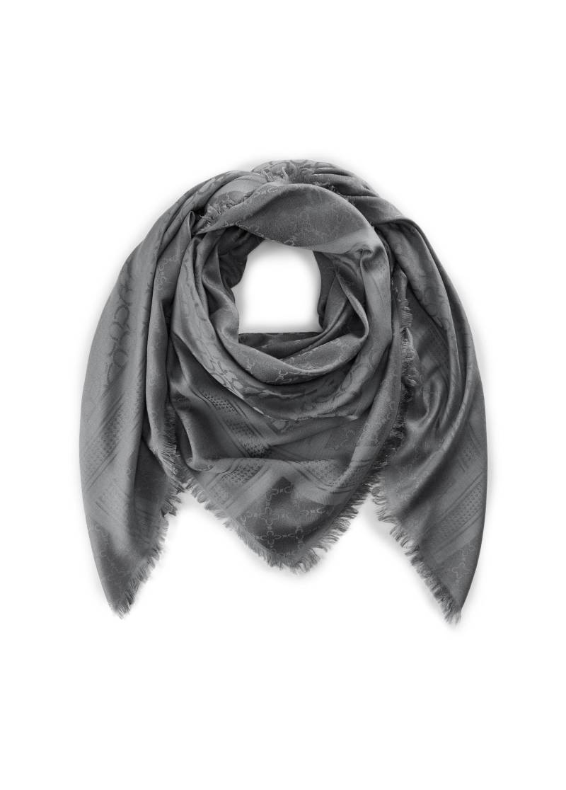 Premium Tuch aus feiner Baumwollmischung mit Monogramm-Muster grau - Gr. - one size von Codello Lifestyle Accessories GmbH
