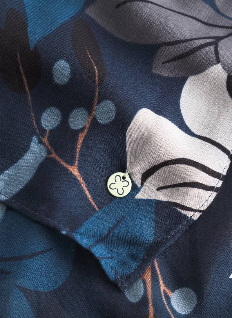Schal aus fließender Viskose-Faser mit Allover-Blumenprint blau - Gr. - one size von Codello Lifestyle Accessories GmbH