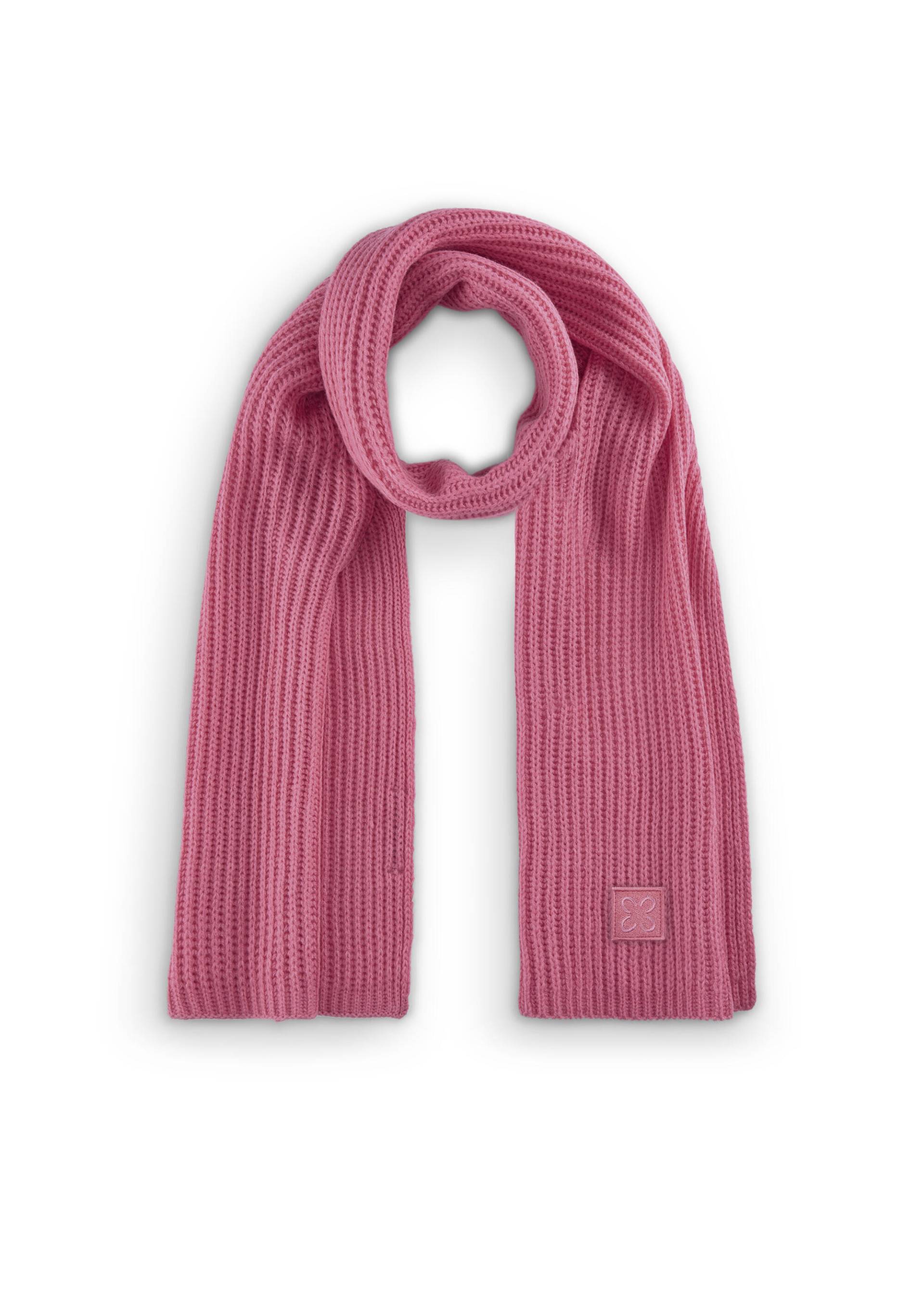 Schal in weicher Wollmischung aus Rippenstrick pink - Gr. - one size von Codello Lifestyle Accessories GmbH