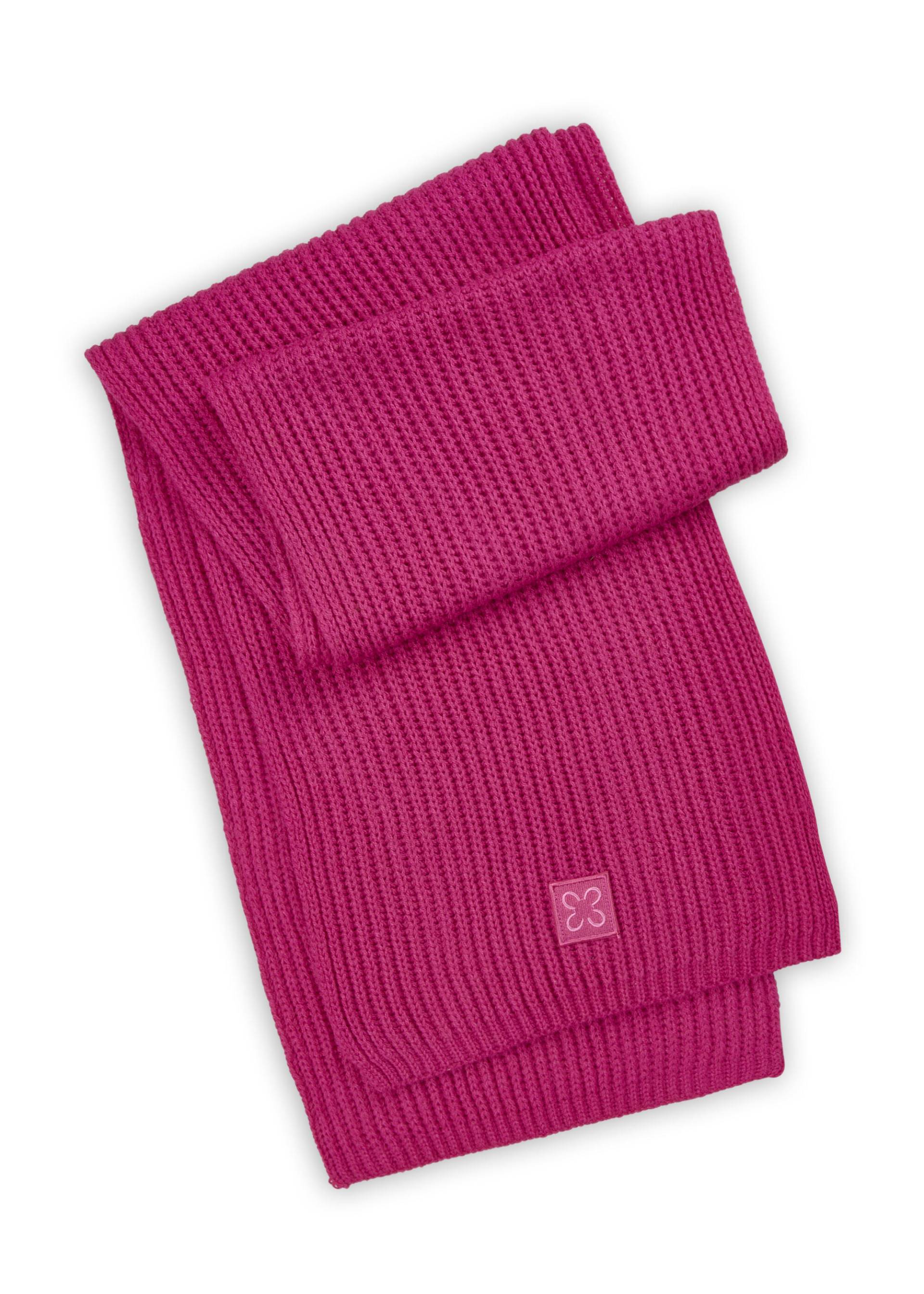 Schal in weicher Wollmischung aus Rippenstrick pink - Gr. - one size von Codello Lifestyle Accessories GmbH