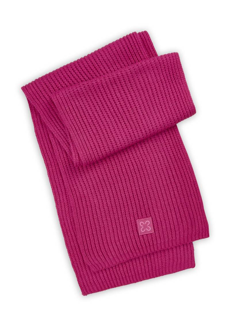 Schal in weicher Wollmischung aus Rippenstrick pink - Gr. - one size von Codello Lifestyle Accessories GmbH