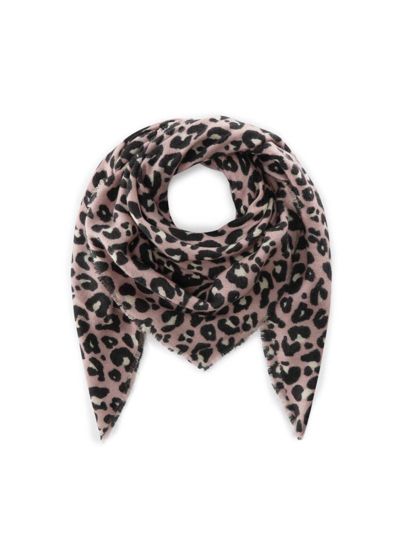 Wärmendes Tuch mit Leoparden-Muster rosa - Gr. - one size von Codello Lifestyle Accessories GmbH