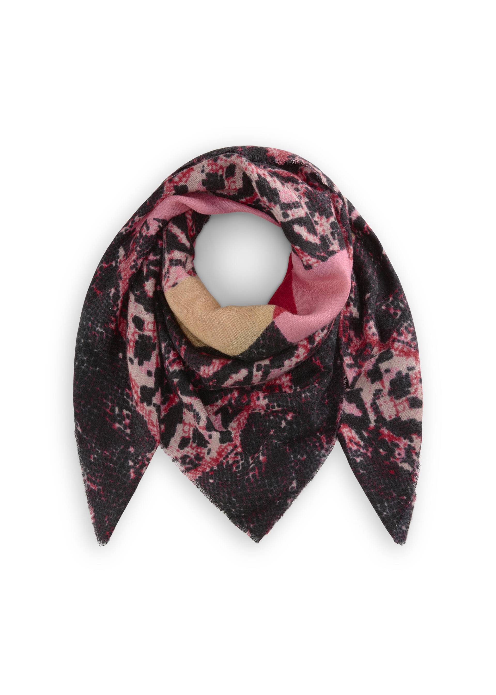 Wärmendes Tuch mit Schlangen-Muster pink - Gr. - one size von Codello Lifestyle Accessories GmbH